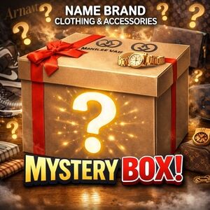 🎁 Designer & Name-Brand Mystery Box – Clothing & Accessories 🎁 2-3 Items